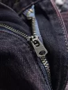 Vintage Ripped Button Zipper Fly Pockets Jeans
