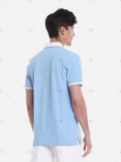 Zan.style Contrast Color T Shirt